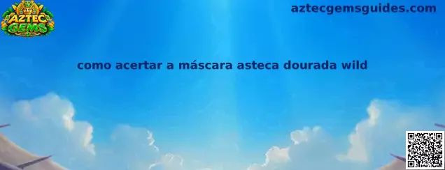 Máscara Asteca Dourada