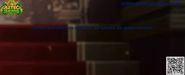 Tabela de pagamentos do Aztec Gems